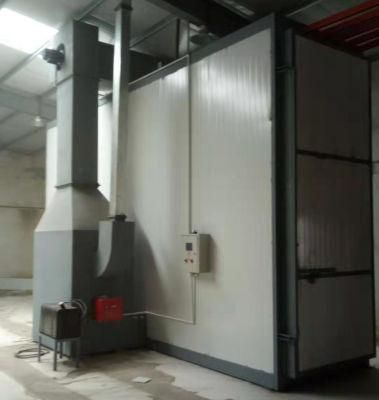 Overhead Conveyor Manual Powder Coating Drying Oven for Aluminum