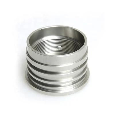 Precision Metal Parts Steel Aluminum CNC Turning Parts with Inside Thread