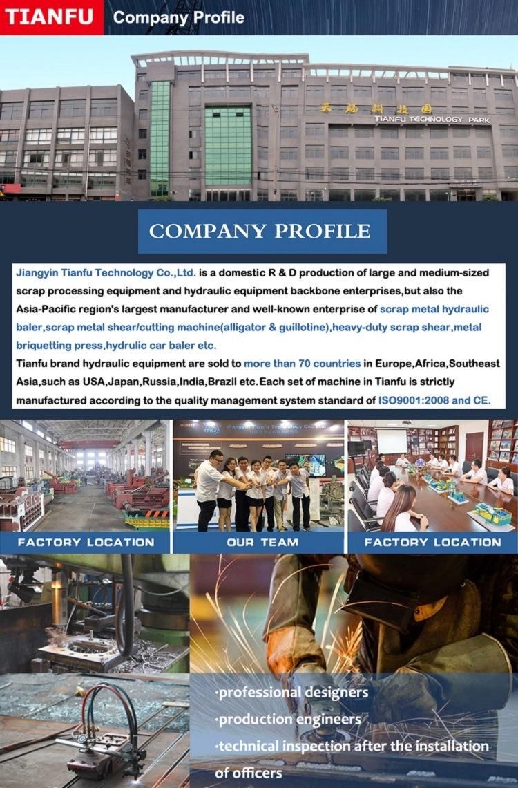Automatic Hydraulic Baling Machine for Copper Scrap (CE approved)