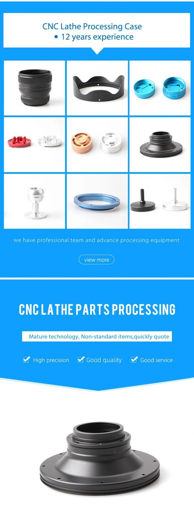 Non-Standard Hardware Accessories Processing Customization CNC Aluminum Parts Copper Parts Processing CNC Lathe Machining