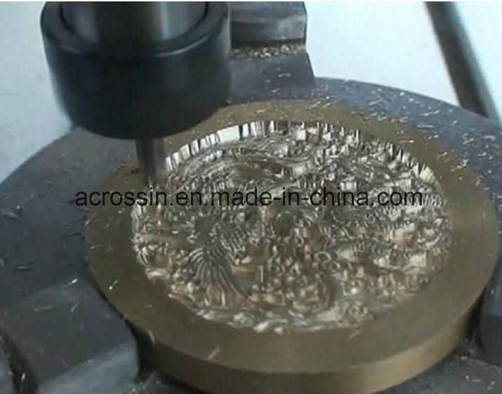 3D Desktop Metal Engraving Machinery CNC Router Machine with Rotary