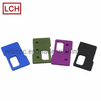 Shenzhen Manufacturer CNC Machining Custom Aluminum Card Holder