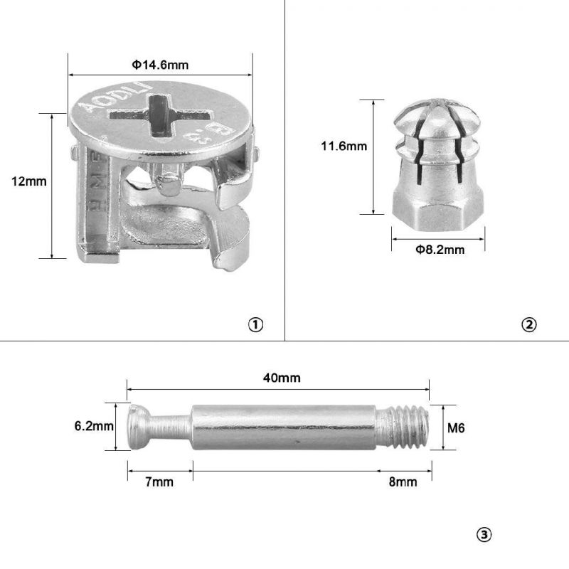 Low Price Bolt and Nut Scew Fasteners Hardware Parts