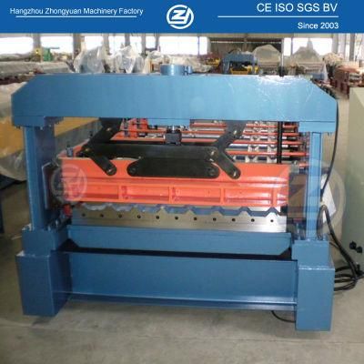 Aluminium Corrugated and Ibr Corrugated Metal Roof Sheet Roof Panel Roll Forming Machine with ISO9001/Ce/SGS/Soncap