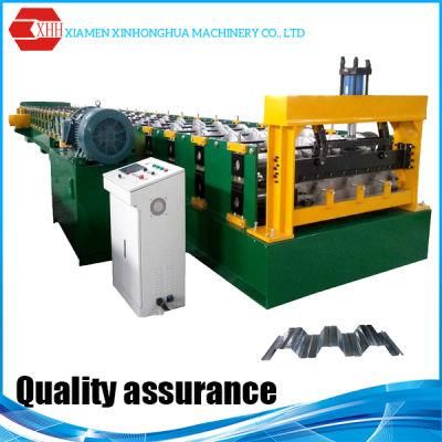 Steel Floor Decking Roll Panel Forming Machine with Hydraulic Automatic