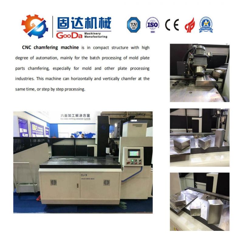 Gooda Brand Djx3-1200X250 High Efficiency, High Reliability Desktop Trinity Chamfer Machine with Steady Property