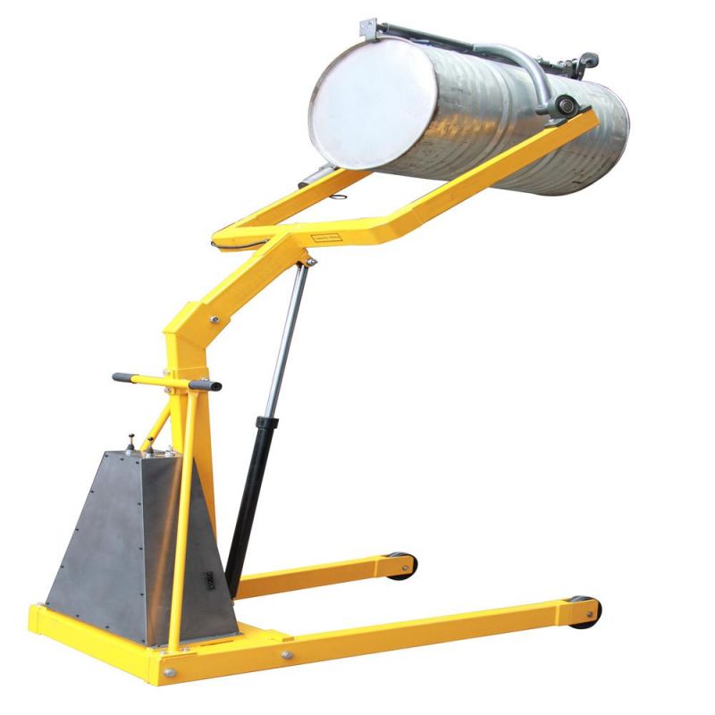 Electric Single-Arm Feeding Truck Stacker Oil Drum Fork Lifters Hydraulic Oil Forklift Drum Grabber