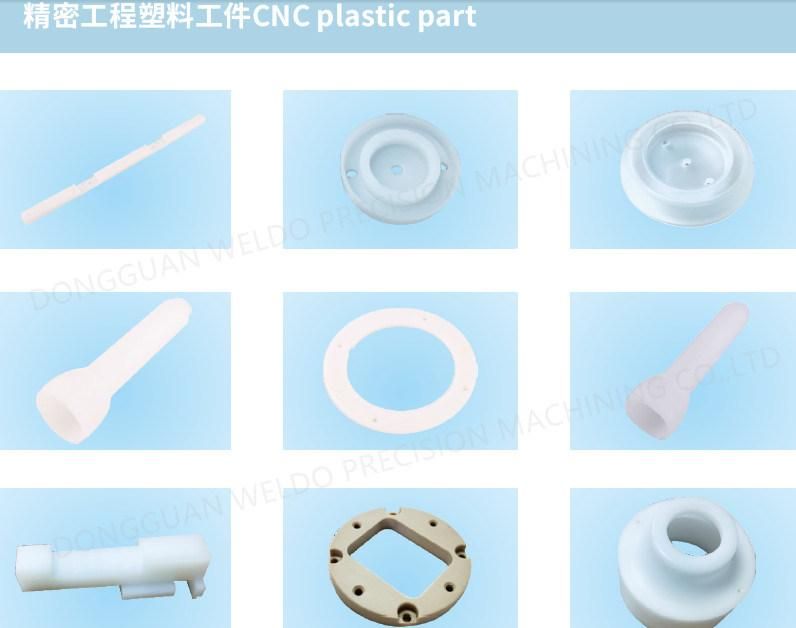 CNC Precision Turning Milling Peek POM Acrylic PP Plastic Machined Parts