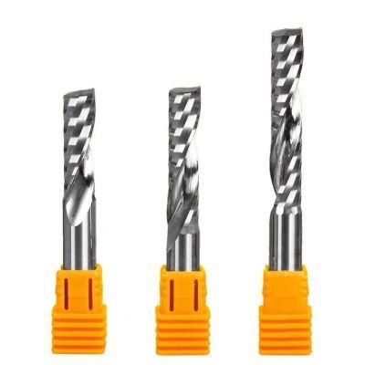 Cheap 45HRC Four 2 Flute Carbide End Mills for Jewelry Carbon Fiber Compression End Mill