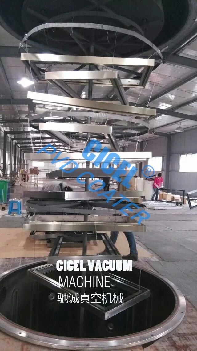 Cicel Large Size Stainless Steel Pipes and Furniture PVD Vacuum Coating Machine Plant