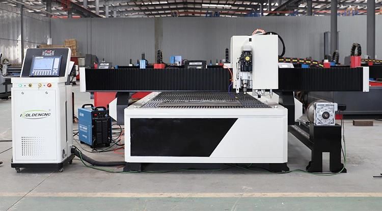 3axis 4 Axis Plasma Cutting Machine Automatic Table Plasma Cutter 1530 CNC Cutting Machine for Aluminum Sheet Tube Marking