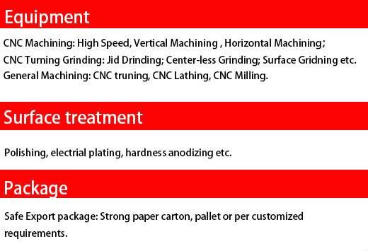 Precision CNC Machining of Aluminium/Steel/ Titanium/Stainless Steel/Copper/Plastic CNC Machinery Parts