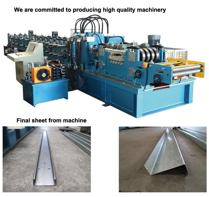 New Design C Z Shape Purlin Roll Forming Machine/High Speed Purlin Machine Making Line