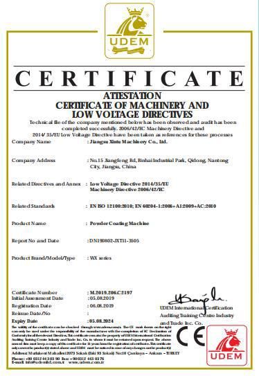 CE Certificate Metal Panel Automatic Powder Coating Equipment Powder Coating Line