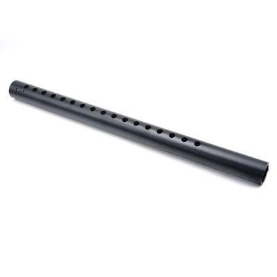 The Surface of The Stainless Steel Aluminum Pipe in The Factory Is Black-Plated and Punched Raw Material Cutting CNC Milling CNC Turning
