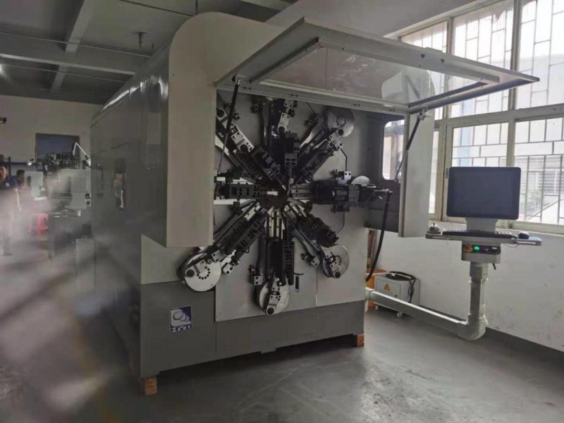 12 Axes CNC Spring Forming Machine Wire Rotating Machine