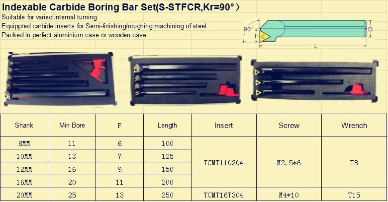 Sclcr Set Indexable Turning Tools Set Boring Bar Turning Tools Lathe Tools