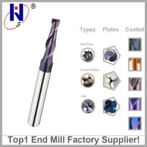 2 Flutes Square End Mill with Various Sizes