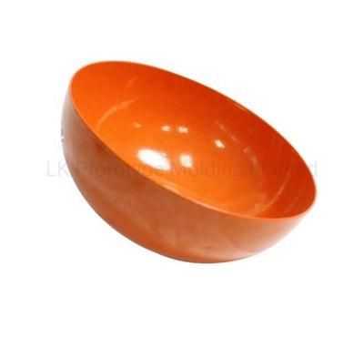 Factory Sheet Metal Deep Drawing Service/Orange Gloss Coated Machining Part