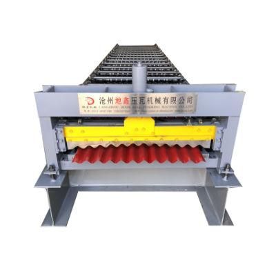 Color Steel Tile Corrugated Sheet Roll Forming Machine