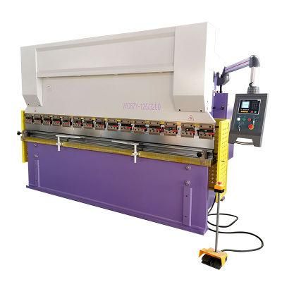 Hydraulic Press Brake WC67Y-125/3200 sheet metal press brake machine