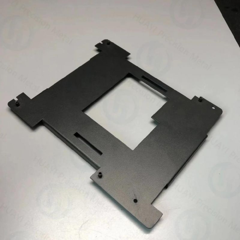 OEM Custom Sheet Metal Fabrication Parts with Powder Coating Black for Metal Plate
