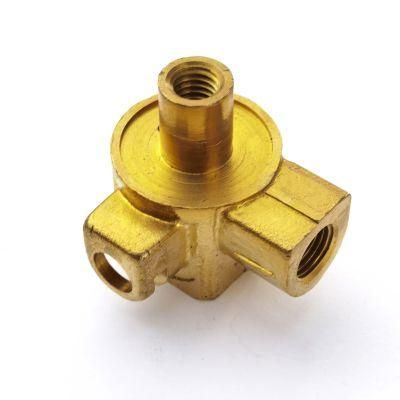 OEM CNC Machining Part Material Brass Forging Pipe Connect Parts