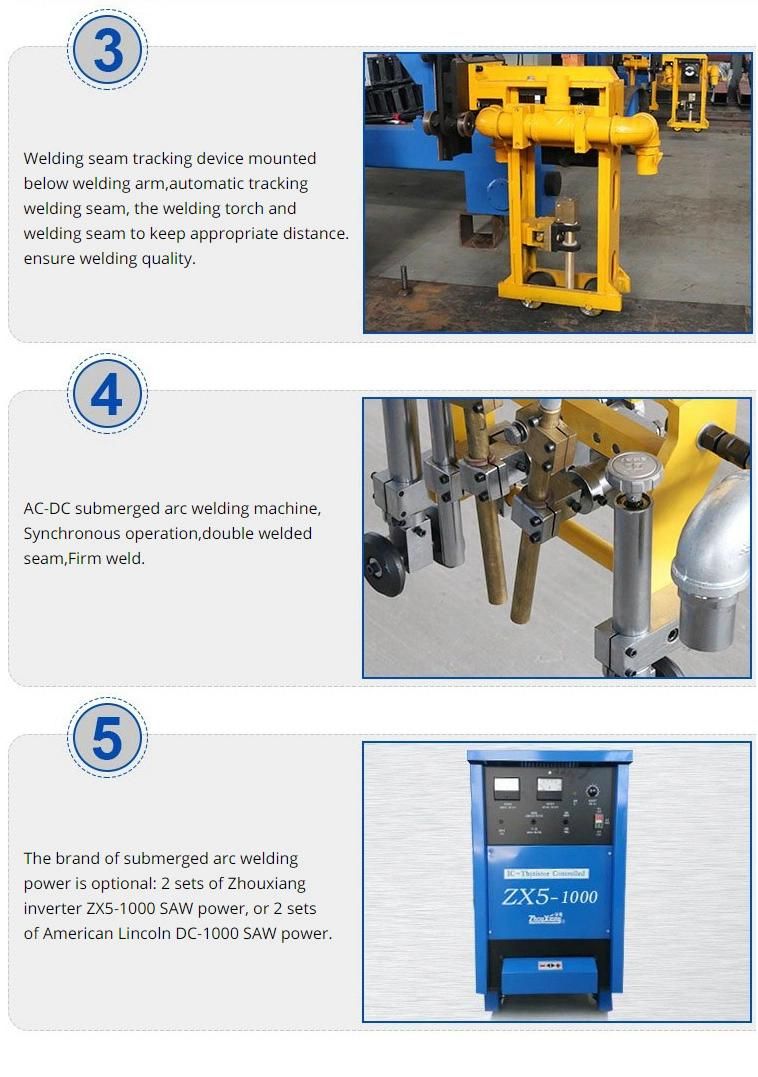 Low Cost 4.0 Wire Motor Moving Flux Gantry Welding Machine