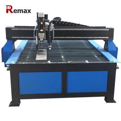 Table Type CNC Plasma Cutting Machine for Metal Sheet with Drilling Head Remax 1530
