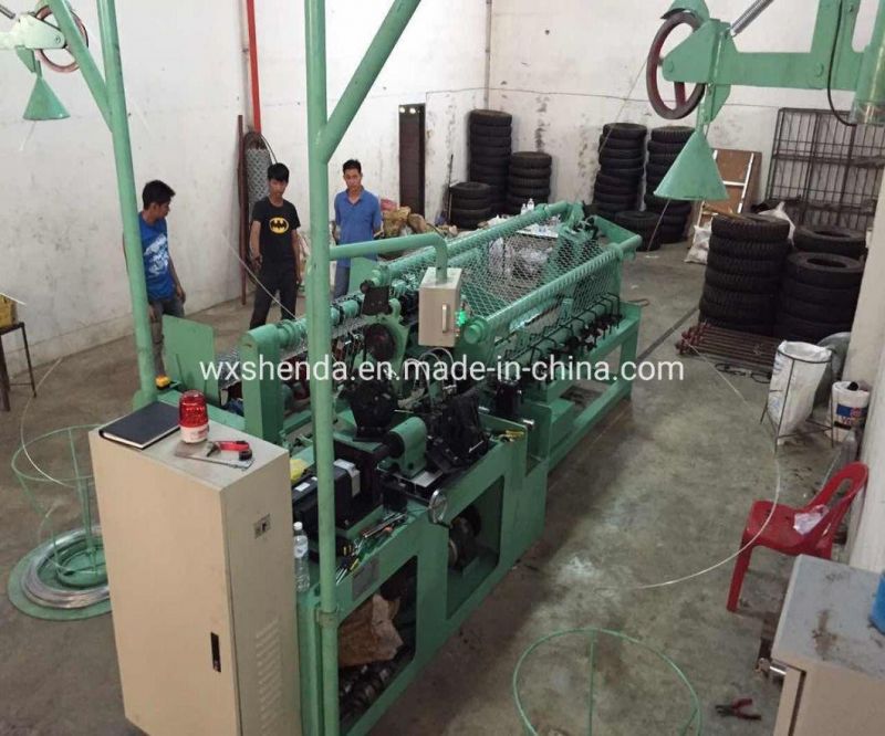 Factory Fully-Automatic Chain Link Fence Making Machine Price/Wire Mesh Making Machine