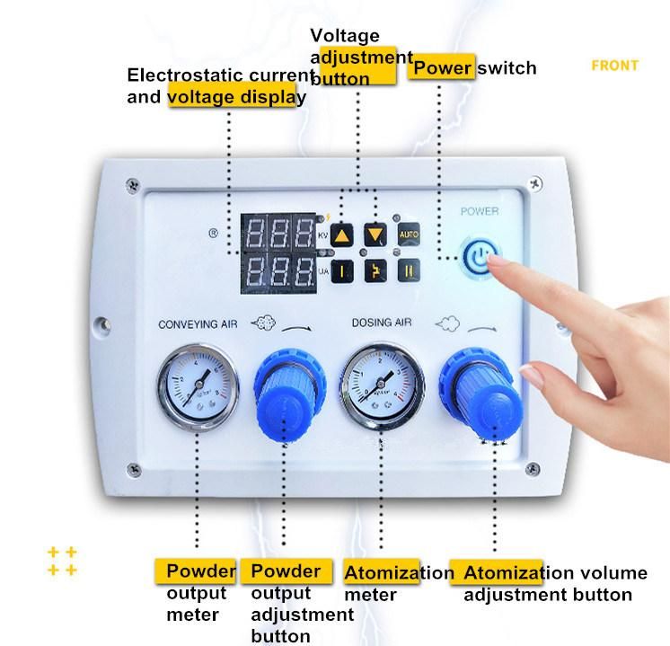 Ours900 Manual Powder Coating Spray Equipment Electrostatic Paint Machine
