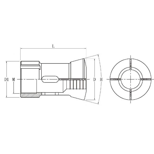 Ds-36-25z High Precision Milling Machine Clamping CNC Collets for CNC Machine Collet Chuck