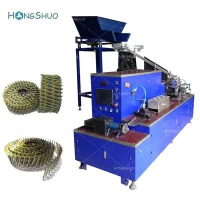 Wire Collated Coil Nail Making Machine High Speed Automatic Coil Nail Machine in China