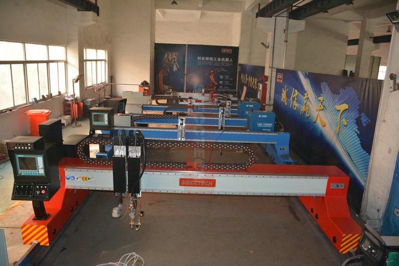 Trade Assurance 1300X2500mm CNC Plasma Cutting Machine with Pmx105 Plasma Generator Made in USA to Cut Metal Max. 32mm Thickness