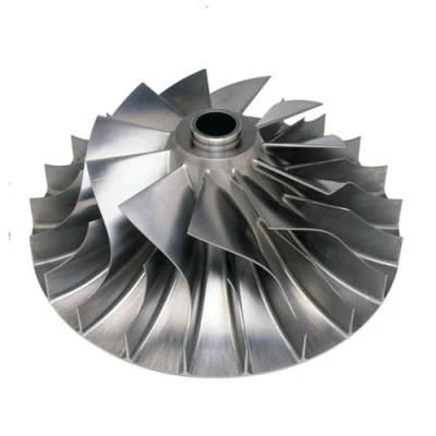 High Polished Stainless Steel Aluminum Casting Impeller