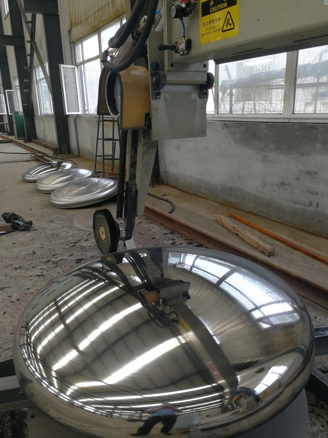 Customized Tank Cap Polishing Machine for Dish Head Grinding with Factory Direct Supply