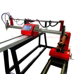CNC Metal Pipe Plasma Flame Cutting Machine for Pipe Intersecting Line Cutting