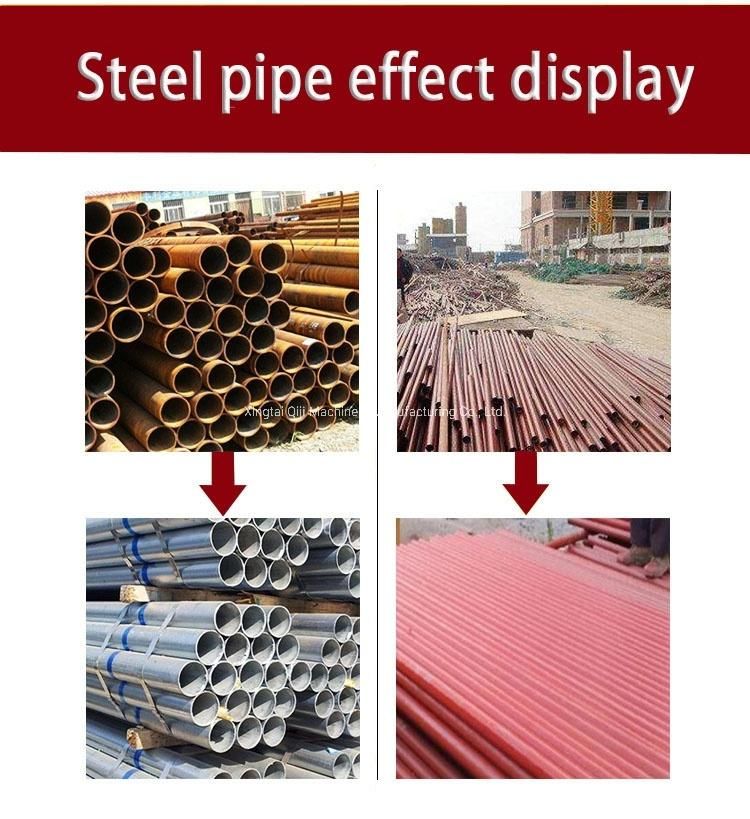 Steel Pipe Rust Remoing Strenghtening and Painting Integrated Machine
