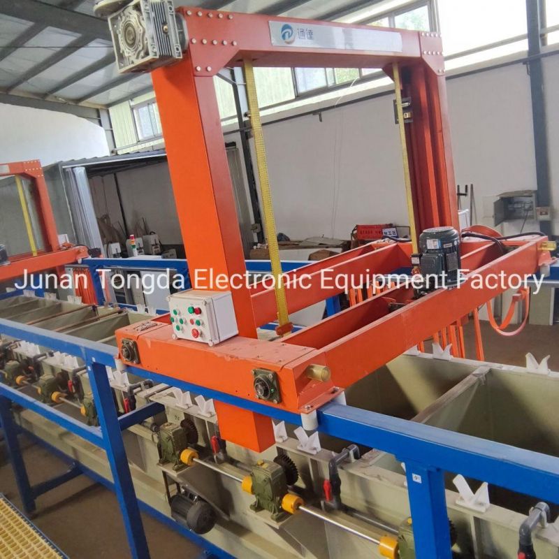 Tongda11 Automatic Production Electroplating Line for Copper Metal Plating Machine