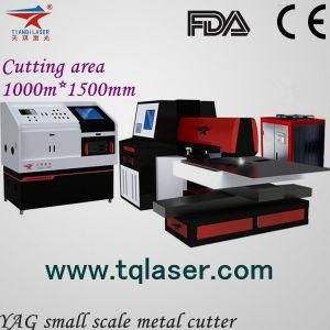 YAG Small Scale Laser Cutting Machine for 6mm Metal Cutting