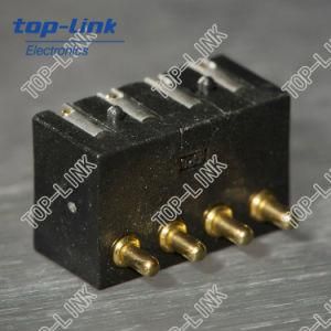 4pin Spring Loaded Pogo Pin Connector (mobile phone battery connector)