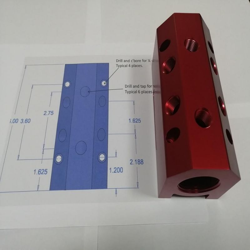 Aluminium Extrusion Second Machining High Precision CNC Parts