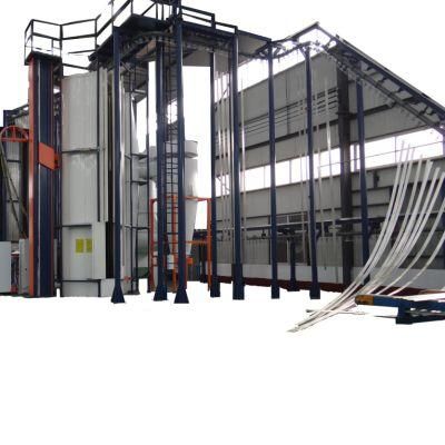 Vertical Type Aluminum Profile Powder Coating Line