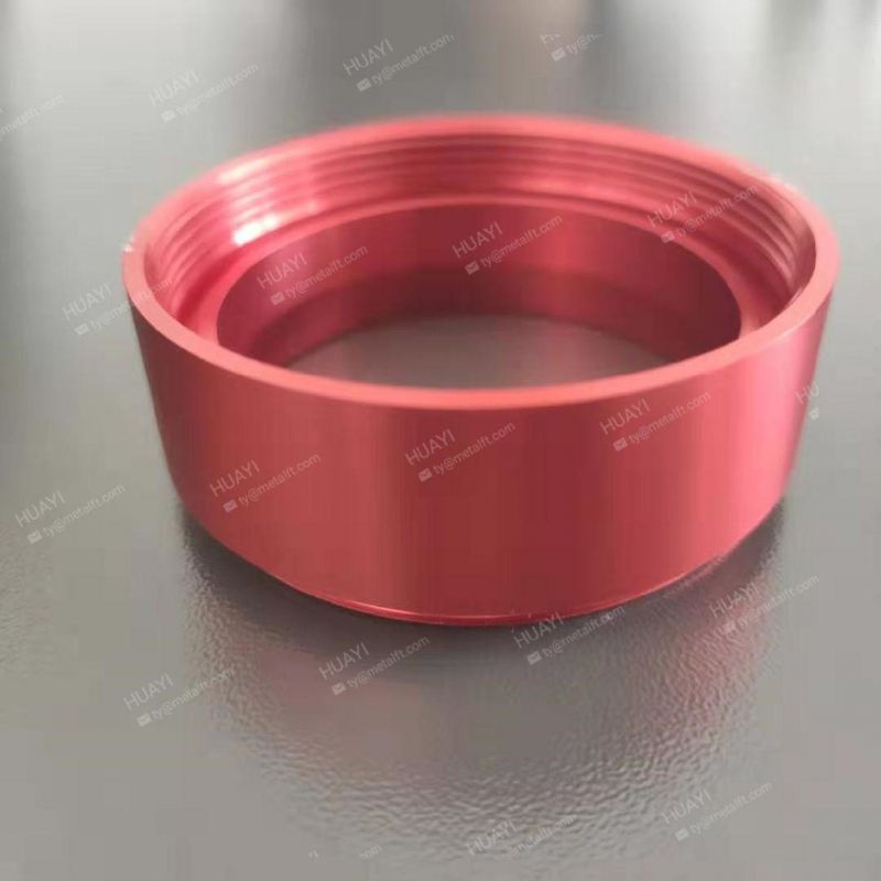 OEM High Precision Custom Hollow Red CNC Machining Turning Parts