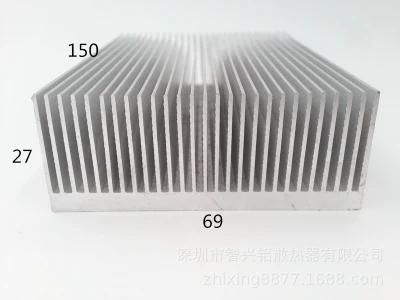 High Power Dense Fin Aluminum Heat Sink for Svg and Radio Communications and Apf and Welding Equipment and Electronics and Inverter and Power