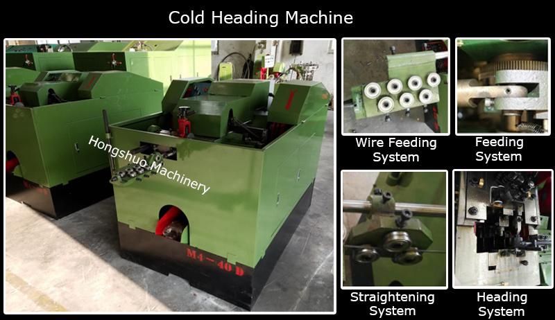 High Speed Bolt Screw Forging Machine Cold Heading Machine Thread Rolling Machine