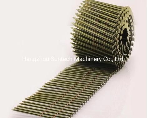 Coil Mails Strip Nails Making Machine by Welding Wire Paper and Plastic Strip