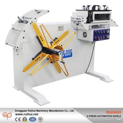 Chinese Famous Uncoiler with Straightener 2 in 1 Machine (RUS-200F)