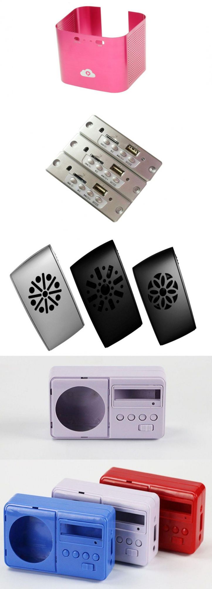 China Factory High Precision Metal Stainless Steel Aluminum Alloy Die Casting Radio Part