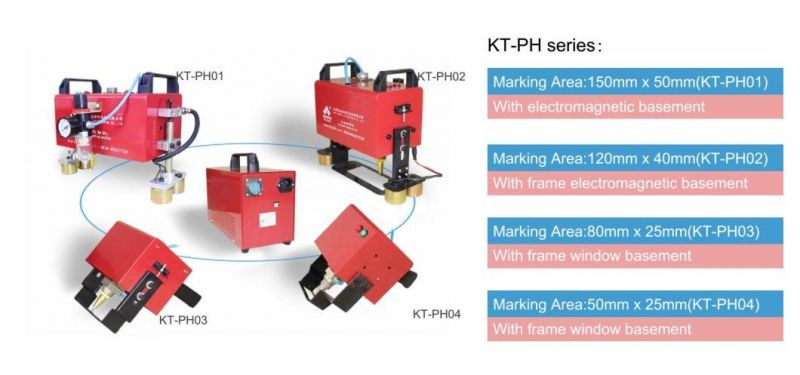 Handheld Metal DOT Pin Marking Machine pH02 for Vin Code Chassis Number